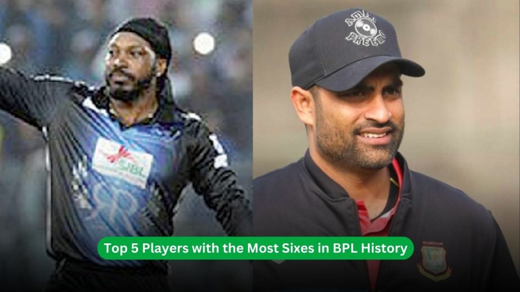 Players with the Most Sixes in BPL