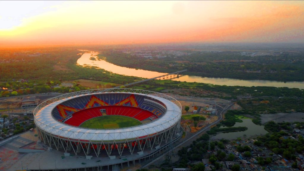 What is the Boundary Length of Narendra Modi Stadium?