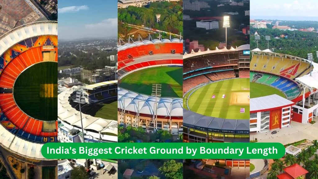 India's Biggest Cricket Ground by Boundary Length