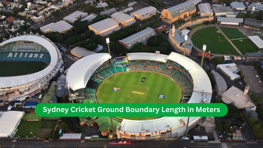 Sydney Cricket Ground Boundary Length in Meters